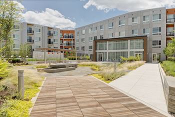 Outdoorat Fort Totten Square, Washington, Washington